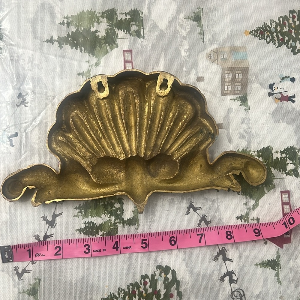 One antique brass piece for decoration - Picture 2 of 2